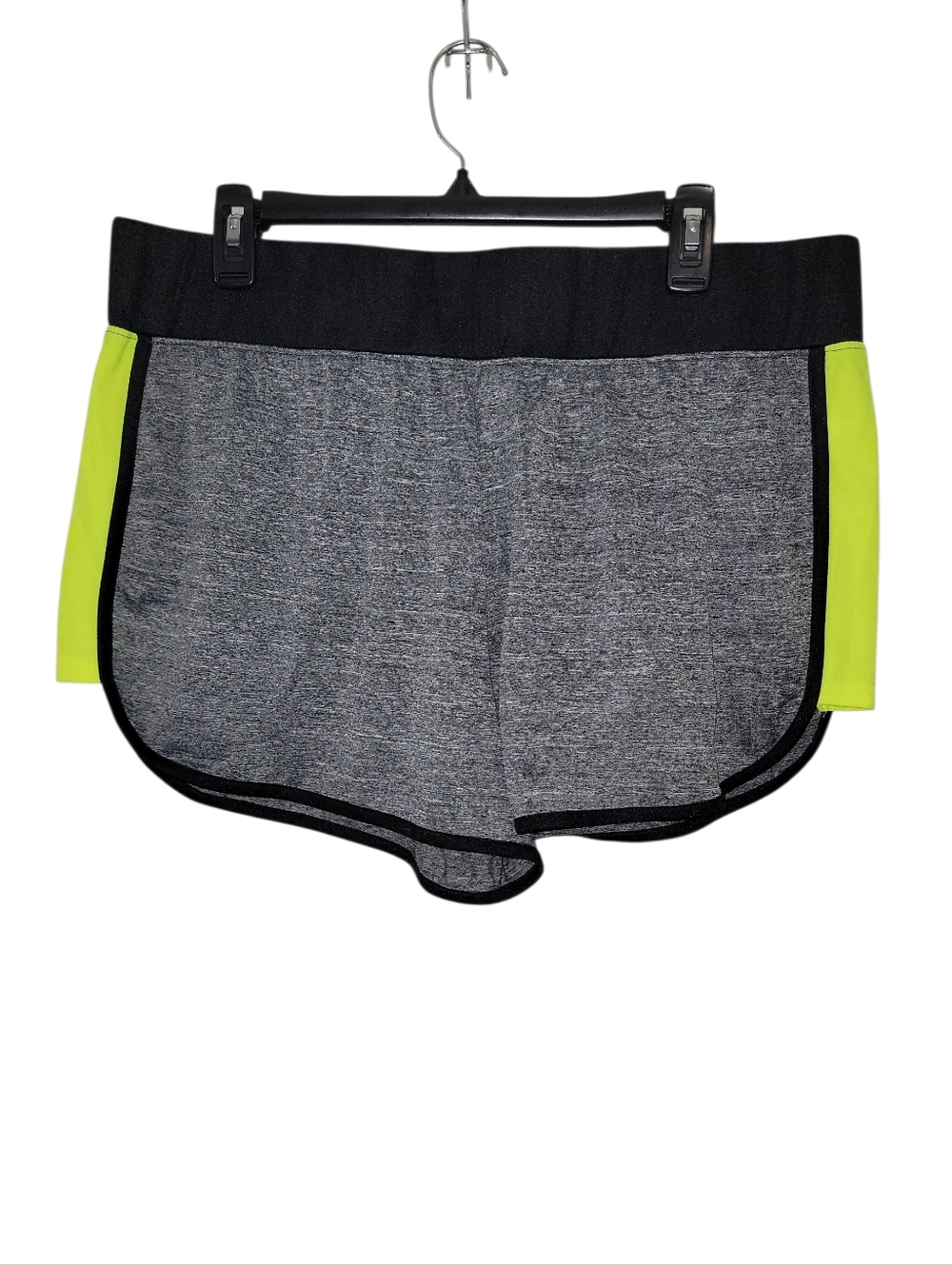Zone Pro Size 2X Black, Gray, And Yellow  Athletic Shorts
